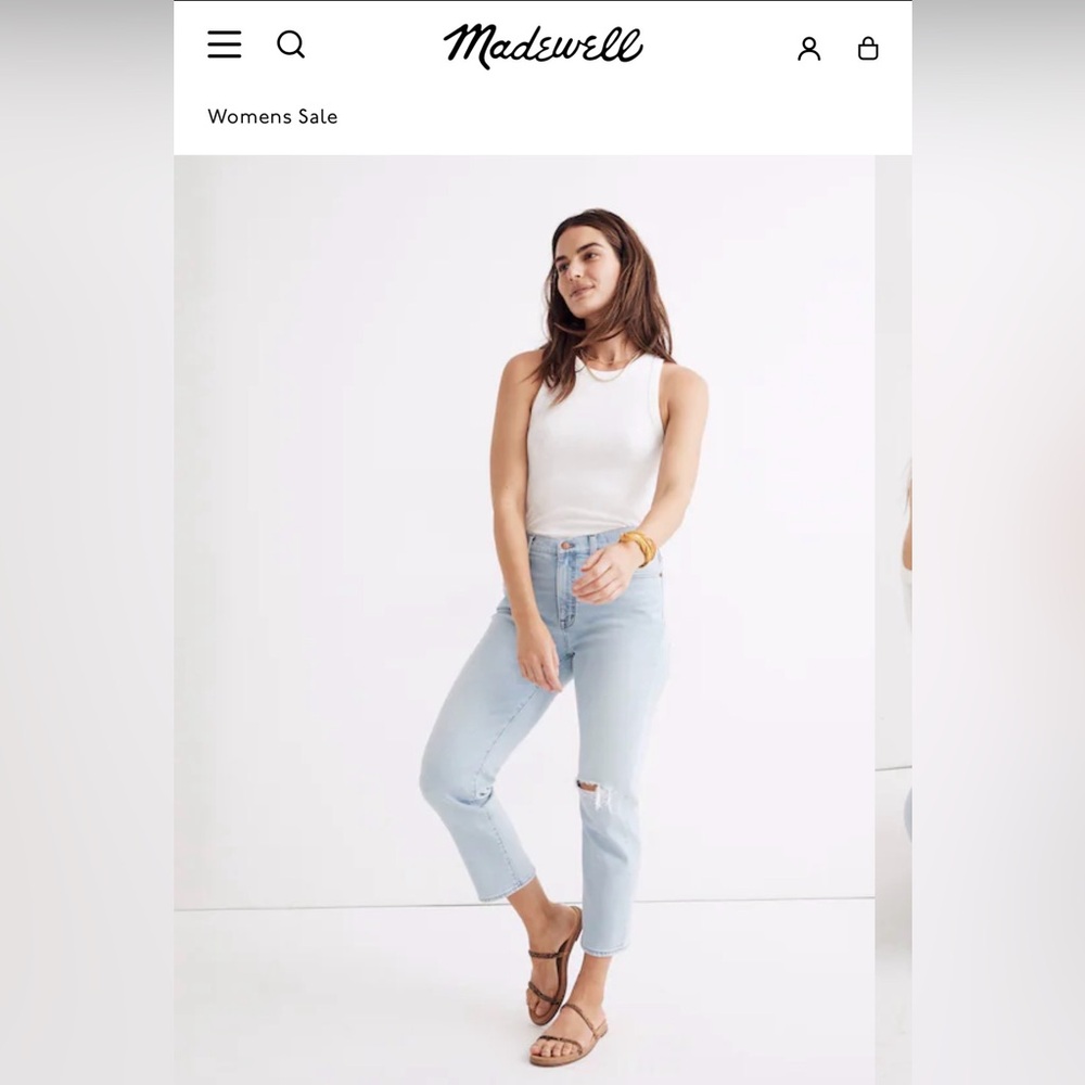 Madewell Mid-Rise Classic Straight Size 26 - Picture 7 of 9